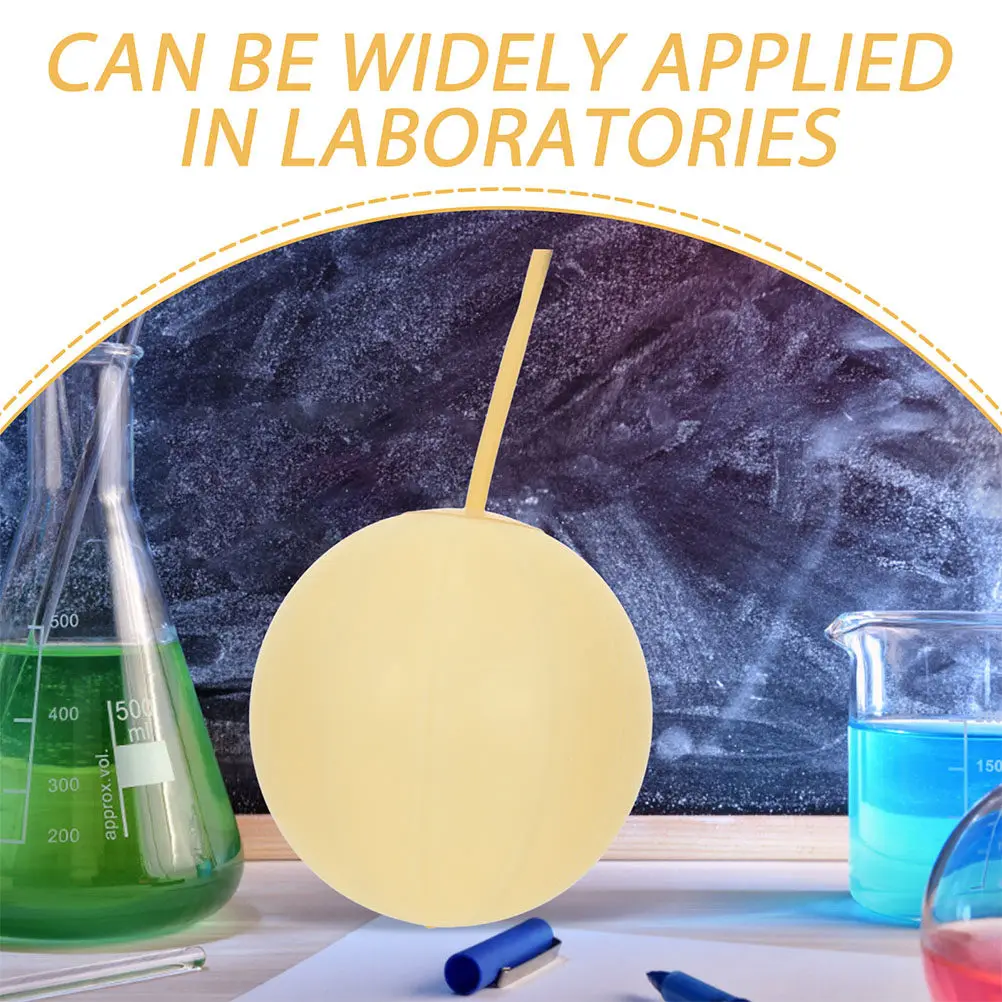 2Pcs Medium Latex Bladder for Gas Sampling Dual-Tail Lab Equipment Pipette Ball Laboratory Mining Research Emulsion Collector