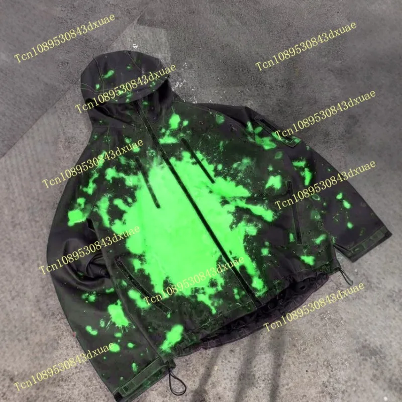 Thermochromic Waterproof Jacket Men/Women Temperature-Sensitive Color-Changing Outdoor Coat