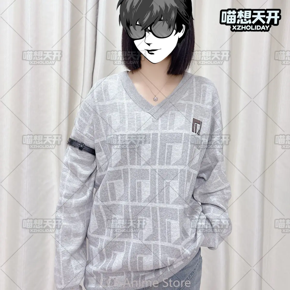 

Аниме Love and Deepspace Sylus Qin Che Косплей Костюм Вязаный Кардиган Повседневная Одежда Свитер Градиент Хэллоуин Ролевая Игра Подарок