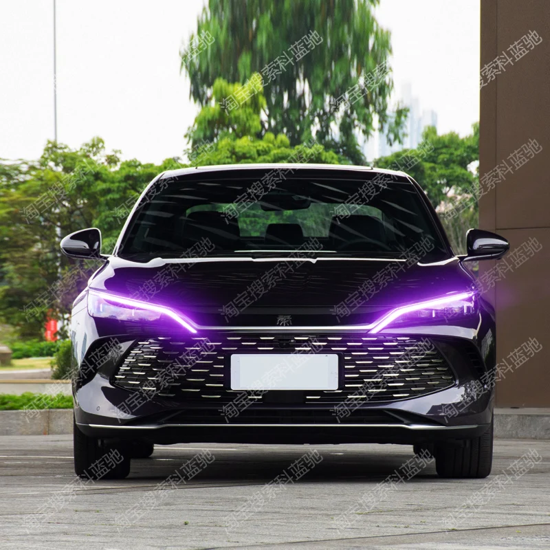

For BYD Qin L Headlight Eyebrow Sticker, Daytime Running Light Film, and Color Change Vinyl Wrap