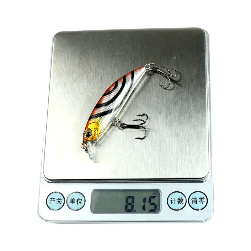 5 ألوان محاصر 7 سنتيمتر 8 جرام أسماك المغمورة طويلة الصب إغراء الطعم الخاص لصيد الأسماك في المياه العذبة البحرية لأسماك اليوسفي والبحر ب #4