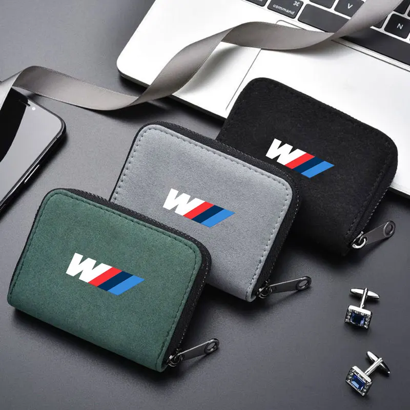 Car Driving Documents ID Card Holder Purse Wallet Case For BMW M Power X1 e84 X3 f25 X5 e53 x6 e71 ix3 i3 320i 330d M4 1 3 5