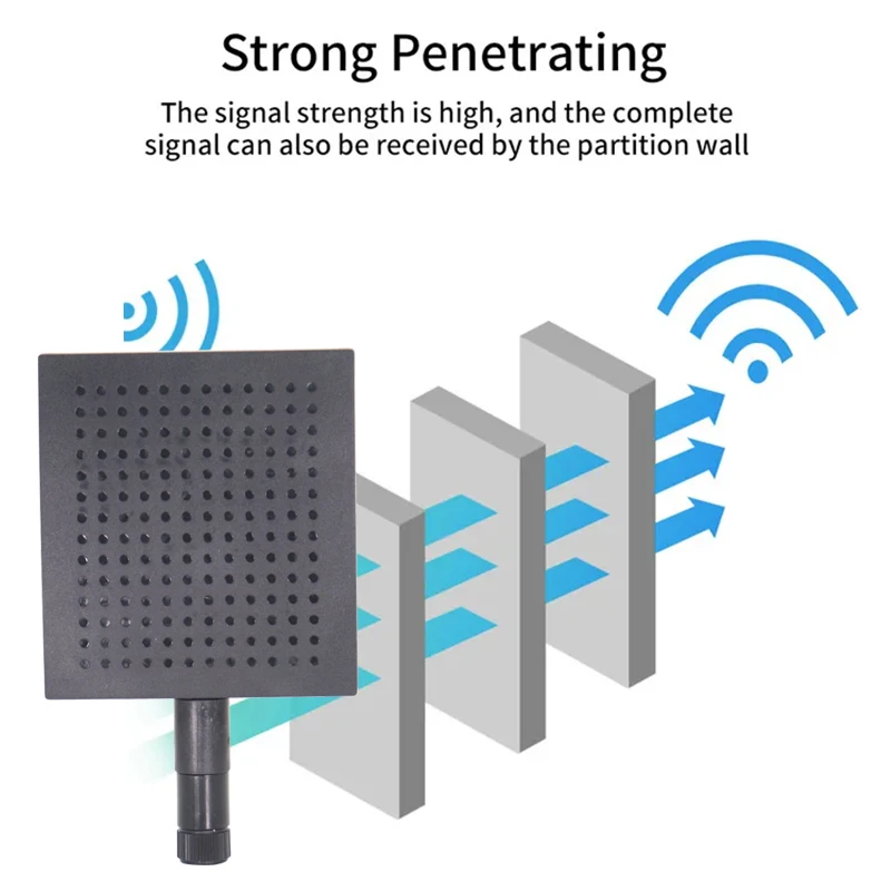 Antenne à Gain ÉWerpour Touriste, Bande Omni, Wifi, Paanel, SMA Mâle, RPSMA, 12dBi, 2.4G, 5G, 5.8G