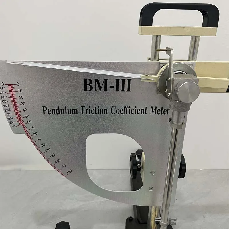BM-III Pendulum Friction Coefficient Tester Road Surface Slip Resistance Detector High Accuracy 5% IP55 Protection for Testing