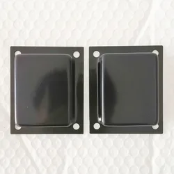 2PCS EI66/76/86/96/105/114 Transformer Cover Lamination End Bells Shroud Iron Side Top Protective Shield Loudspeaker Accessories