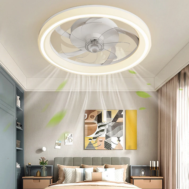 مراوح السقف الحديثة مع أضواء لغرفة النوم بيع شعبية أضواء غرفة المعيشة التحكم عن بعد APP المشجعين لديكور المنزل مروحة كهربائية