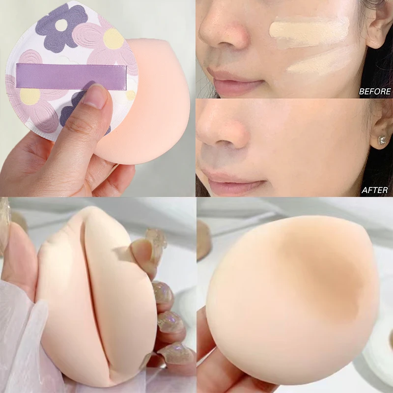 Water Drop Air Cushion Powder Puff Soft Thickened Sponge Face Concealer Foundation Cosmetics Puff Female Beauty Cosmetics Tools