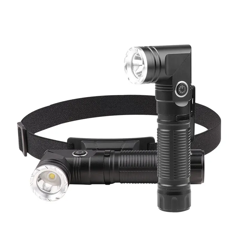 W373 XPG LED Headlamp USB-C Fast Charging IPX4 Waterproof Mini Portable Magnetic Headlight L-Shape Flashlight Outdoor Work Light