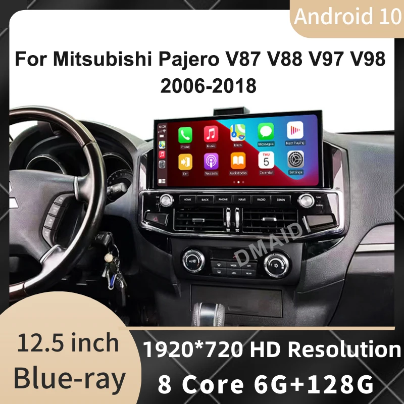 

Android 10 Car Radio Carplay For Mitsubishi Pajero 2006-2018 V87 V88 V93 V97 V98 GPS Navigation Multimedia Player Touch Screen