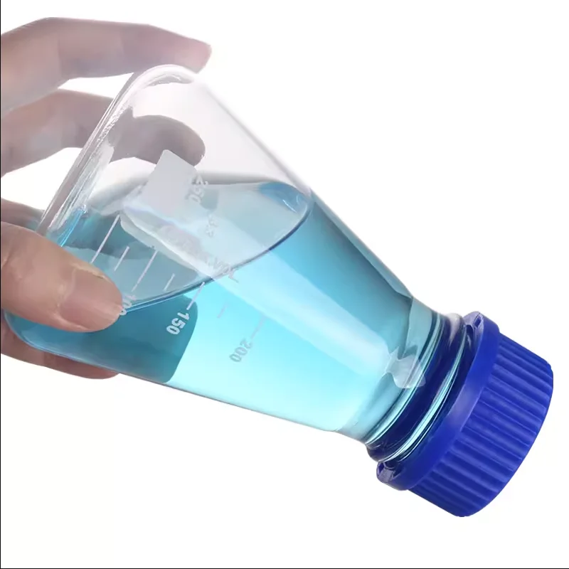 Xin Tester 50/100/150/250/500/1000ml Borosilicate Glass Triangular Flask High Temperature Resistant Conical Flask