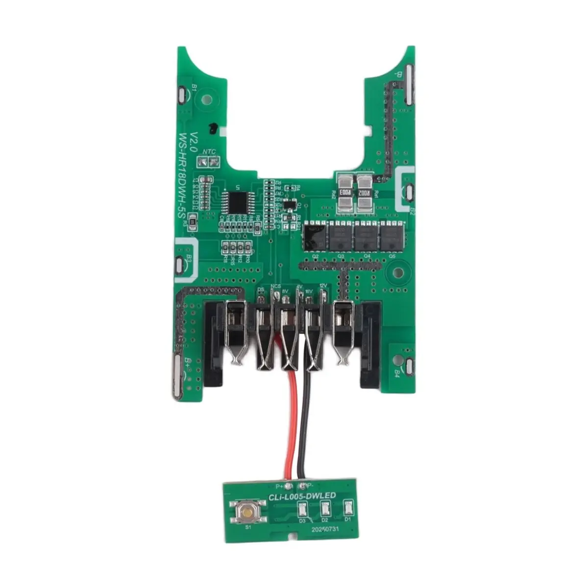 #93S Electronics Accessories,For dewalt 18V NEW BMS Protection board circuit board 18650 (Green)