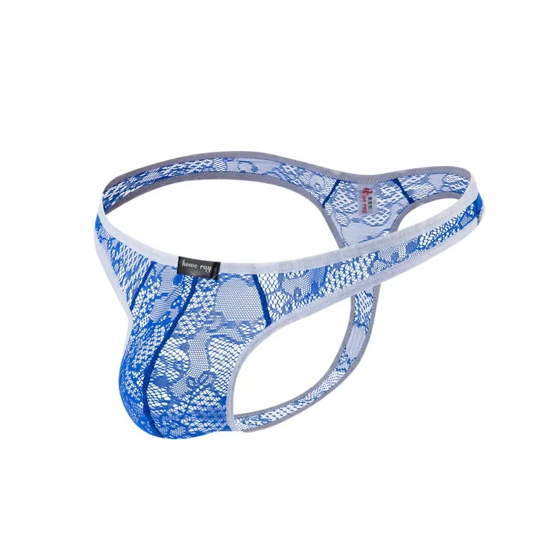 

Men Thongs Lace Sexy Sissy Tanga Hombre Jockstrap U Pouch Transparent Thin Underwear Thong G-strings Gay Sexy Underwear