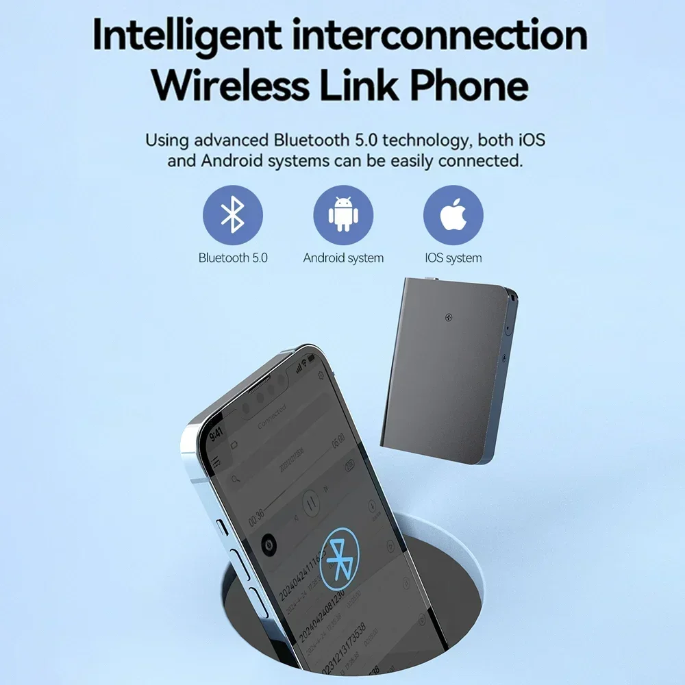 APP مسجل صوت صغير تسجيل نشط مايكرو الإملاء الصوت الرقمي الذكية الحد من الضوضاء اجتماع مسجل الصوت المحمولة #2