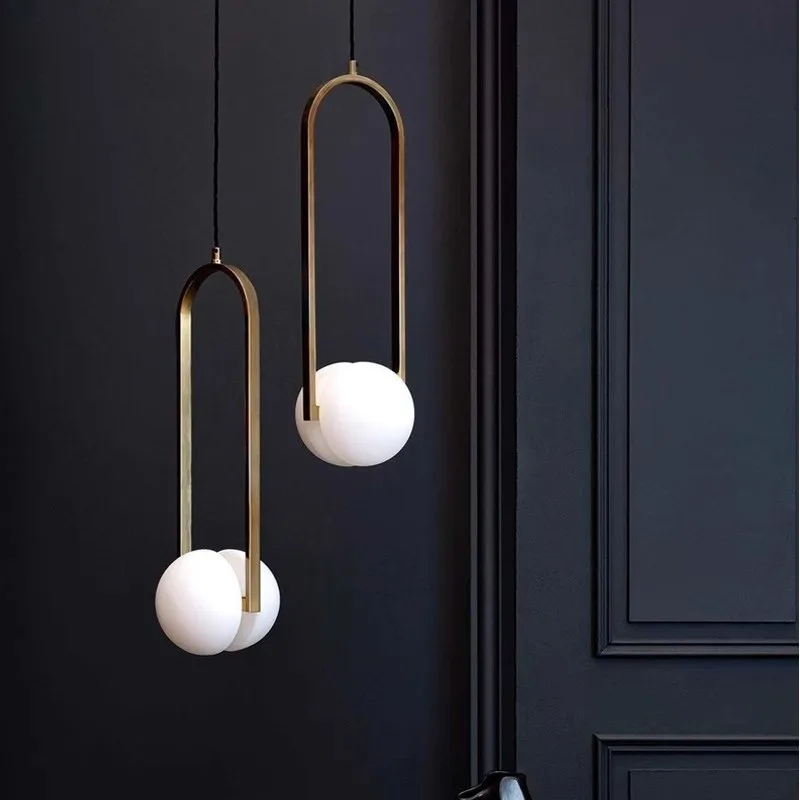 

Modern Bedside LED Pendant Light Nordic Dinning Room Hanging Lighting Home Deco Luster Pendant Lamp For Kitchen Island