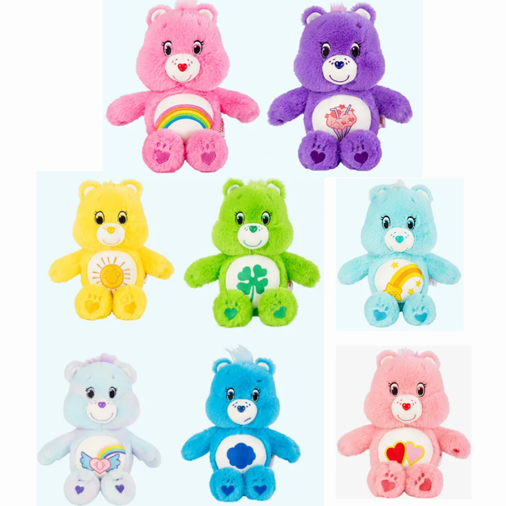 Care Bears 33cm Plush Stuffed Animal Cartoon Doll Children Soothing Comfort Toy Perfect Birthday Holiday Present Home Ornament