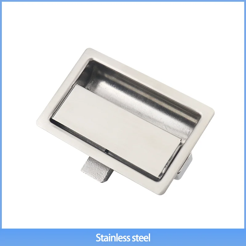 

304 Stainless Steel Box Lock Micro Flat Lock Embedded Square Industrial Cabinet Door Toolbox Panel Lock