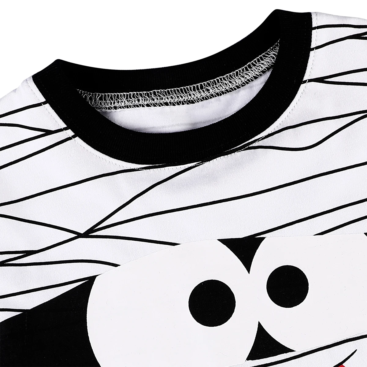 Mummy Costume Kids Halloween Pajamas Baby Boys Mummy Wrap Outfit Toddler Girl Cosplay Carnival Easter Purim Clothes Dress Up view 3