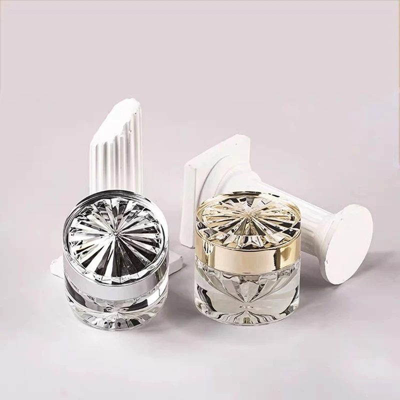 

20pcs 20/30/50g Round Acrylic Empty Cream Jar Makeup Jar Refillable Bottle Cosmetic Container Travel Bottle