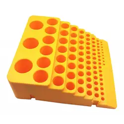 Drill Bits Organizer Storage Box Plastic Rotary Tool Holder 84 Hole