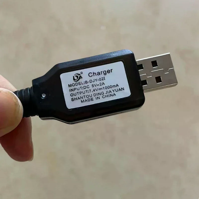 7.4V (3.7V X2) Charger SM-2P/3P SM-4P Reverse XH-3P/4P Li-ion Battery Electric RC Toys Car Boat USB Charge