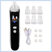 EAS-Face Nose Acne Black Dot Pimple Blackhead Remover Electric Blackhead Vacuum Cleaner Pore Skin Care Tools Machine With 6 Head