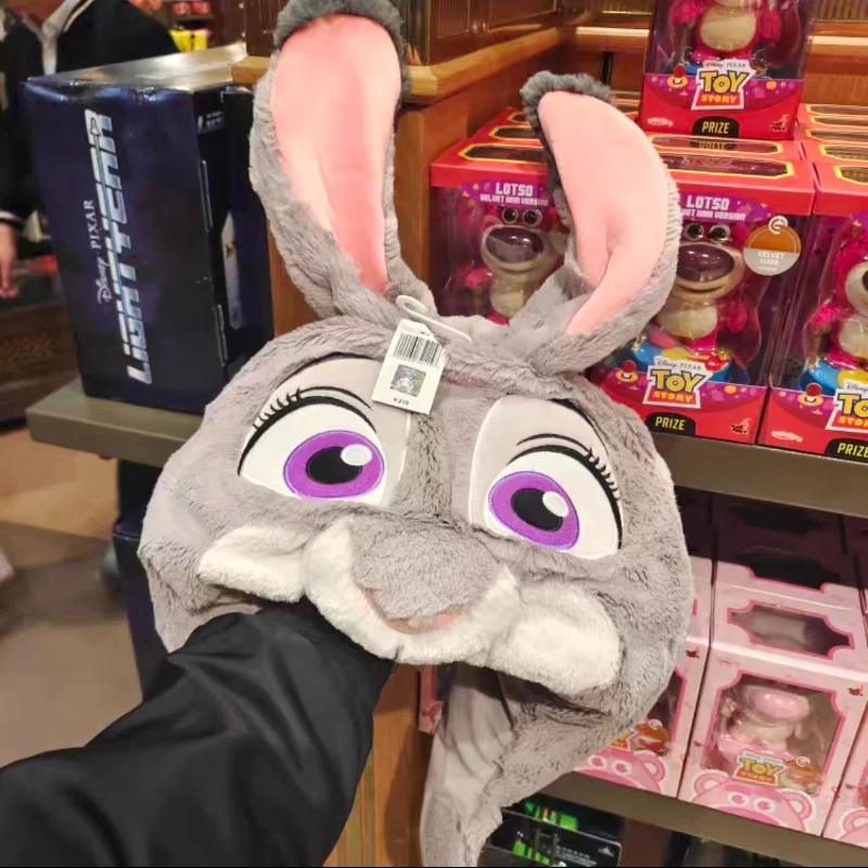 

Зимняя теплая плюшевая шапка Disney Zootopia, коллекционная игрушка Джуди и Ник, праздничный подарок, аниме-периферия, мультяшная фигурка, модель Kawaii