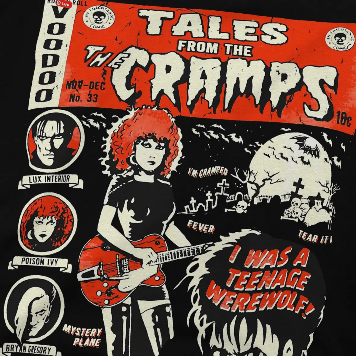 Men I Was A Teenage T Shirt The Cramps Cotton Clothes Vintage Short Sleeve O Neck Tee Shirt Gift Idea T-Shirt