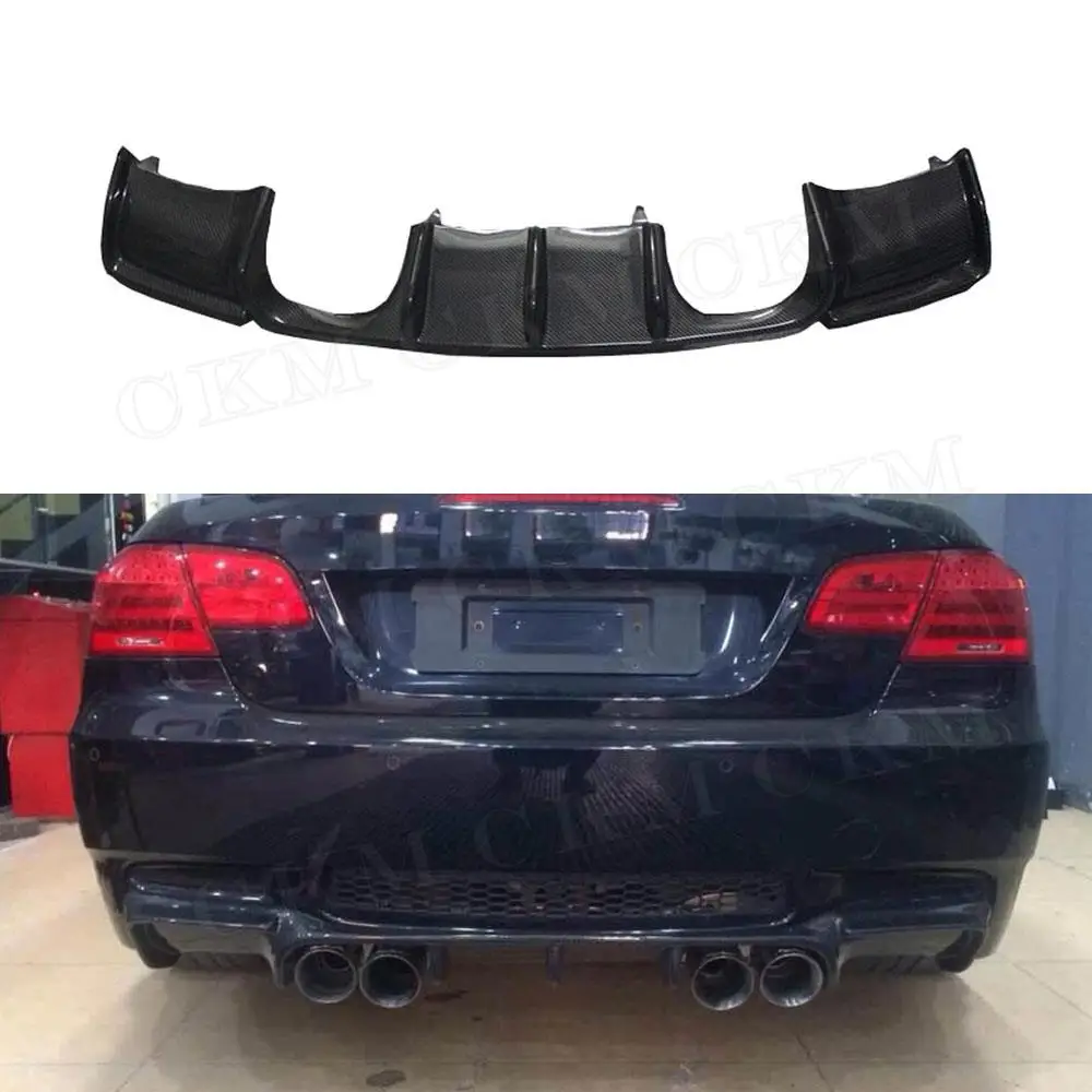 

Carbon Fiber Rear Bumper Lip Spoiler Diffuser for BMW E92 M3 Coupe E93 Cabriolet 2009 - 2012