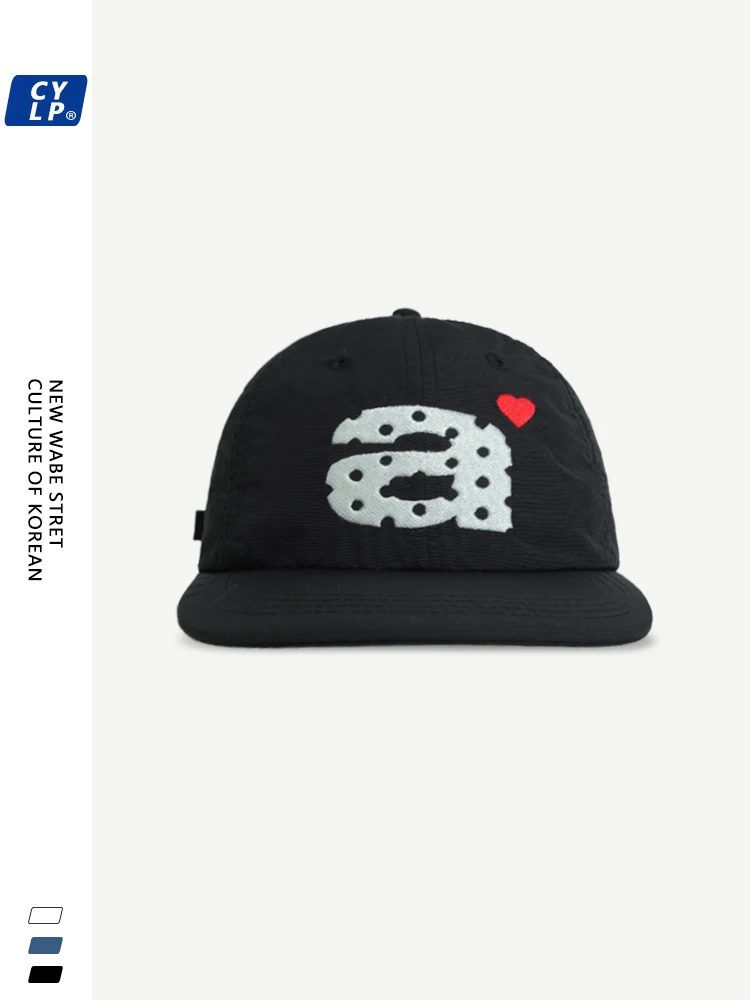

Letter embroidered flat-brimmed baseball cap women's summer quick-drying sun protection cap hip-hop hat men