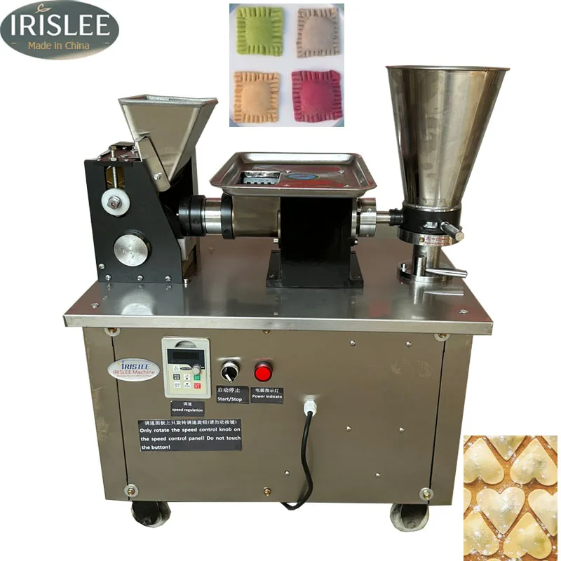 Máquina automática para hacer samosa, máquina de rollo de primavera para dumplings Gyoza Empanada de acero inoxidable