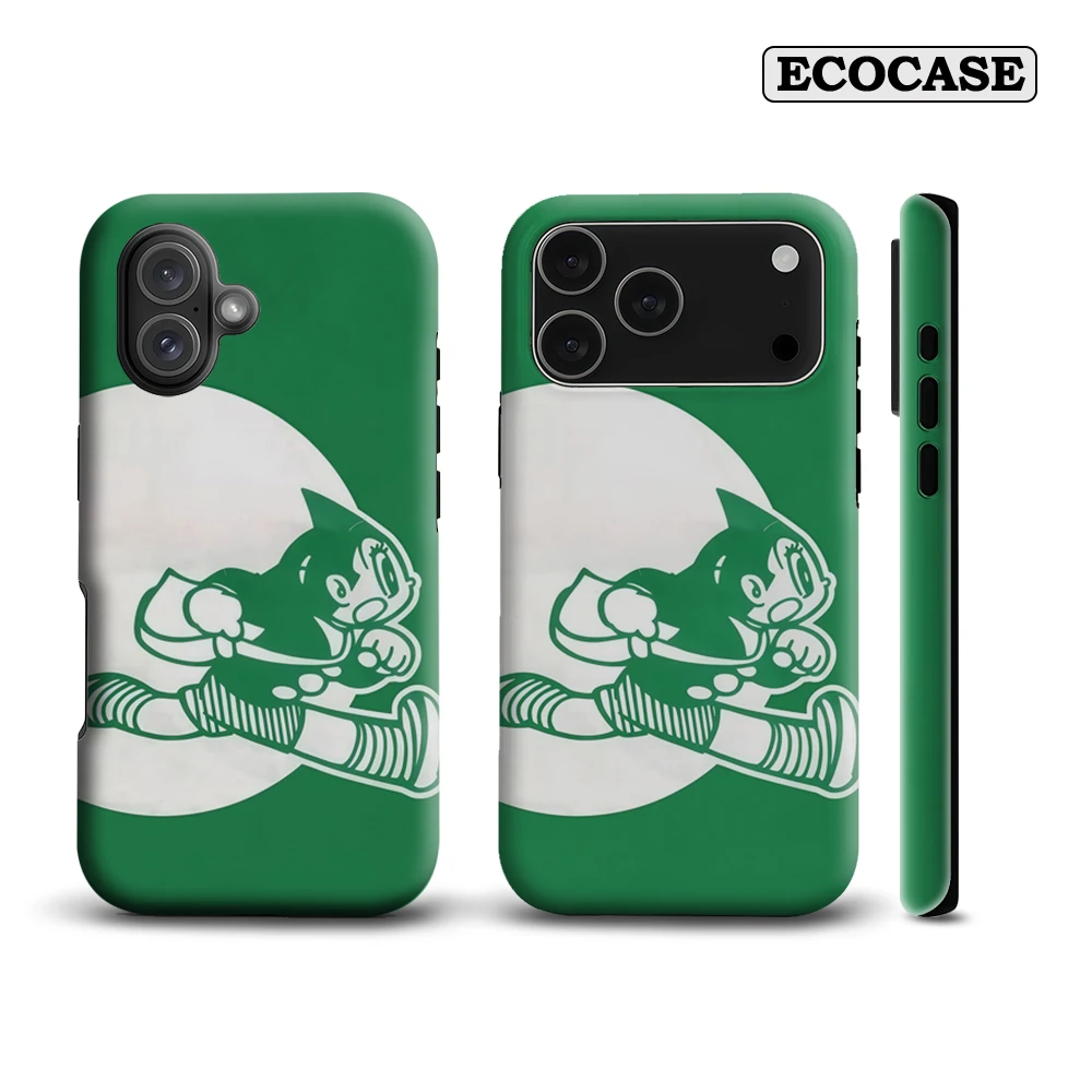 Astro Boy Running IPhone17 Must-Haves Phone Case para IPhone 17 16 15 14 13 12 11 Pro Max Plus Capa traseira de camada dupla