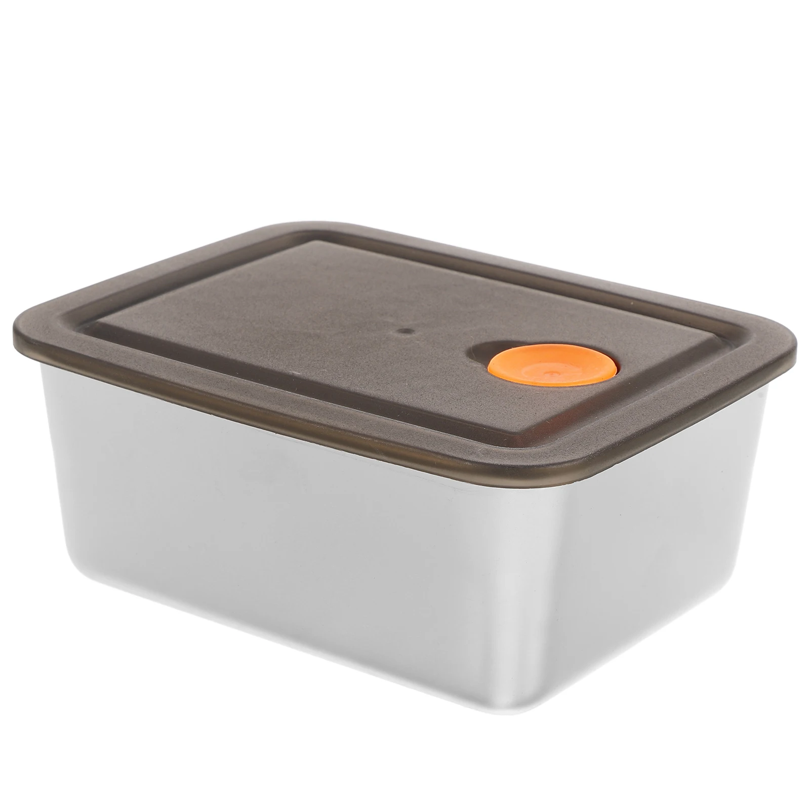 

Stainless Steel Lunch Box Reusable Containers Sealed Preservation Fridge Freezer Travel School Office Square Deep Storage Kimchi