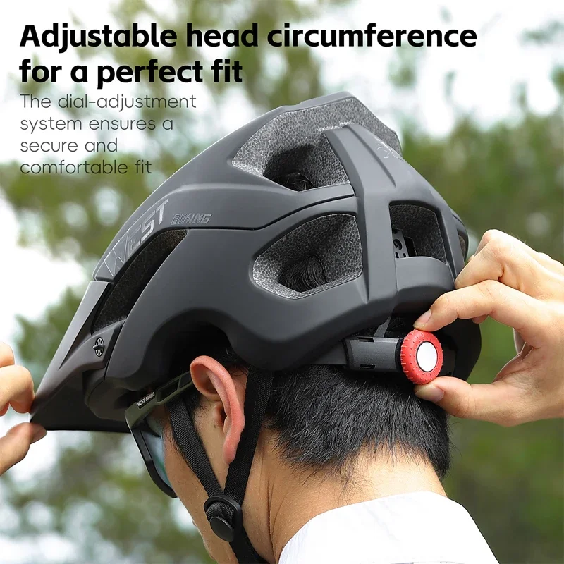 

Велосипедный шлем WEST BIKING Trail XC MTB Вездеходный велосипедный шлем ВНЕДОРОЖНЫЙ горный велосипед Эндуро Велосипедный защитный шлем с козырьком