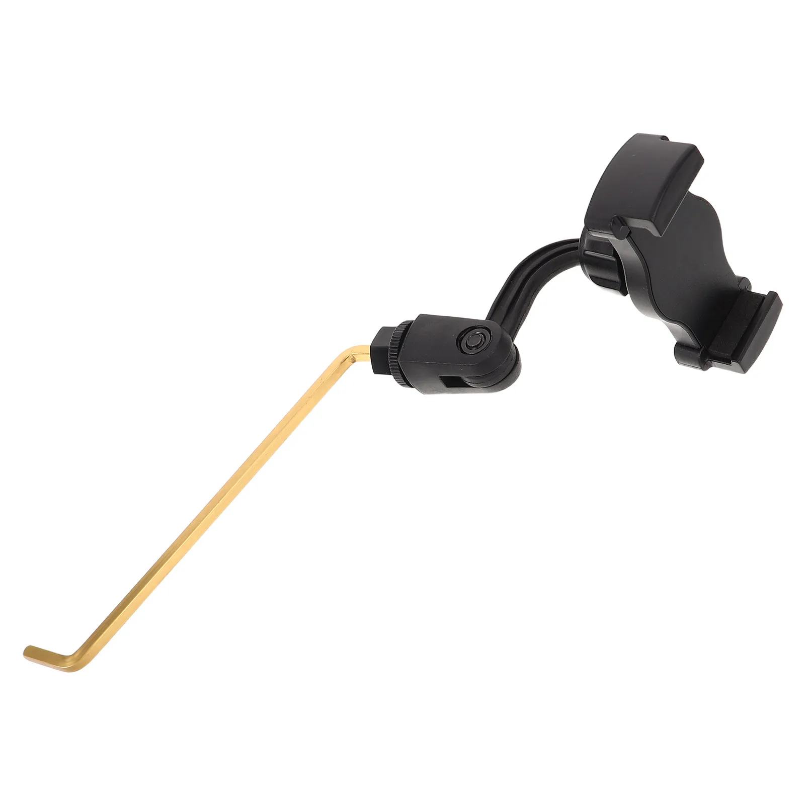 Saxophone Sheet Music Clamp with Phone Mount Universal Sax Lyre Fixture for Alto Tenor Soprano Sax Handsfree Outdoor Performance