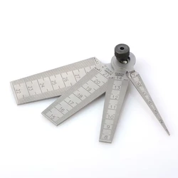 Welding Taper Feeler Gauge Rulers Hole Inspection Tool Stainless Steel 1~7mm 8~14mm 15~21mm 22~29mm Portable Gauge Drop Shipping