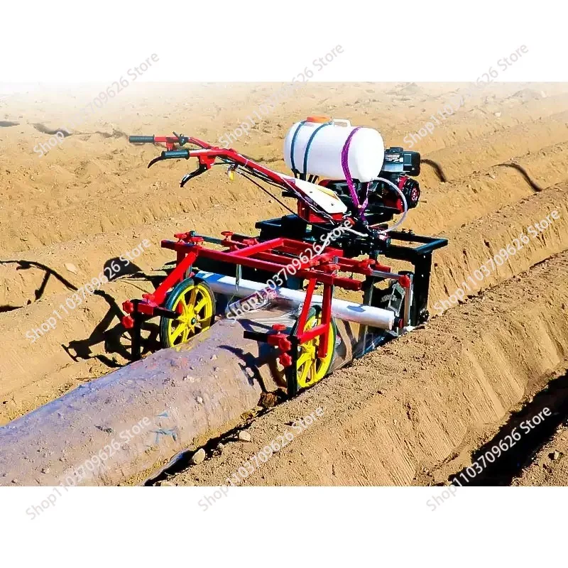 *Automatic plastic film covering machine Agricultural film high ridge plastic film artifact