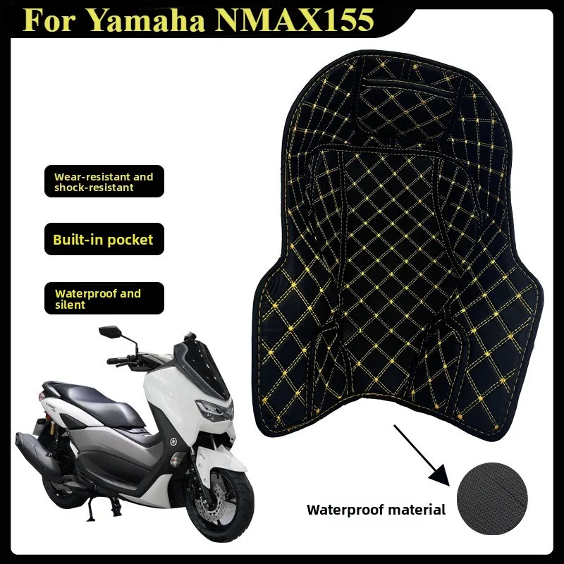 

For Yamaha NMAX155 Motorcycle Leather Protector Bucket Pad Storage Box Liner Luggage Tank Cover Seat Waterproof Accessories