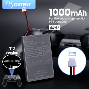 OSTENT-Substituição de Bateria para Sony, PS4 Pro, Slim, Bluetooth, Controlador Dual Shock, Segunda Geração, CUH-ZCT2, CUH-ZCT2U 6 principais vendas bateria ps4 pro - №6