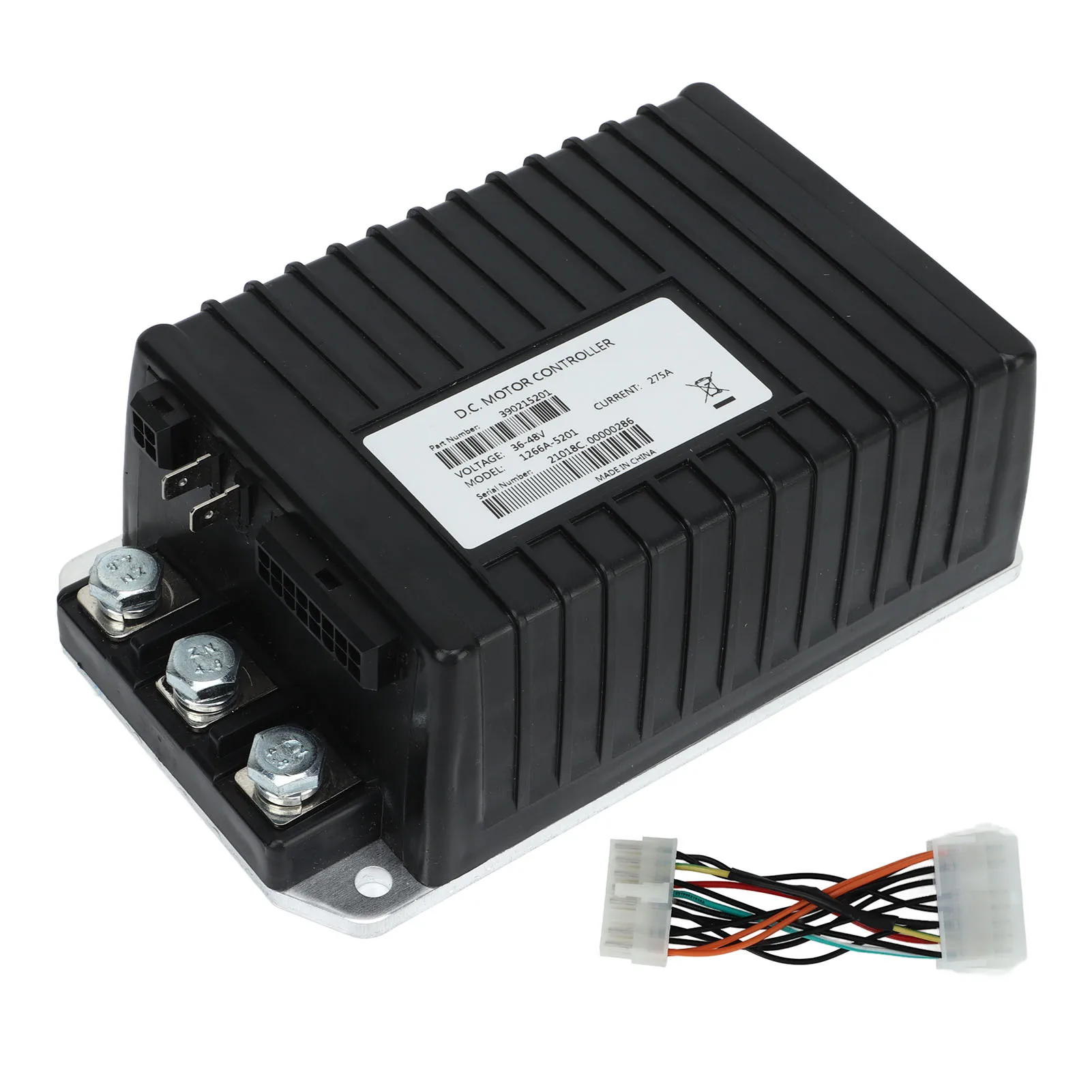 Golf Cart Motor Controller 1266A 5201 36V 48V 275A Speed Control Unit for Small Utility Vehicles