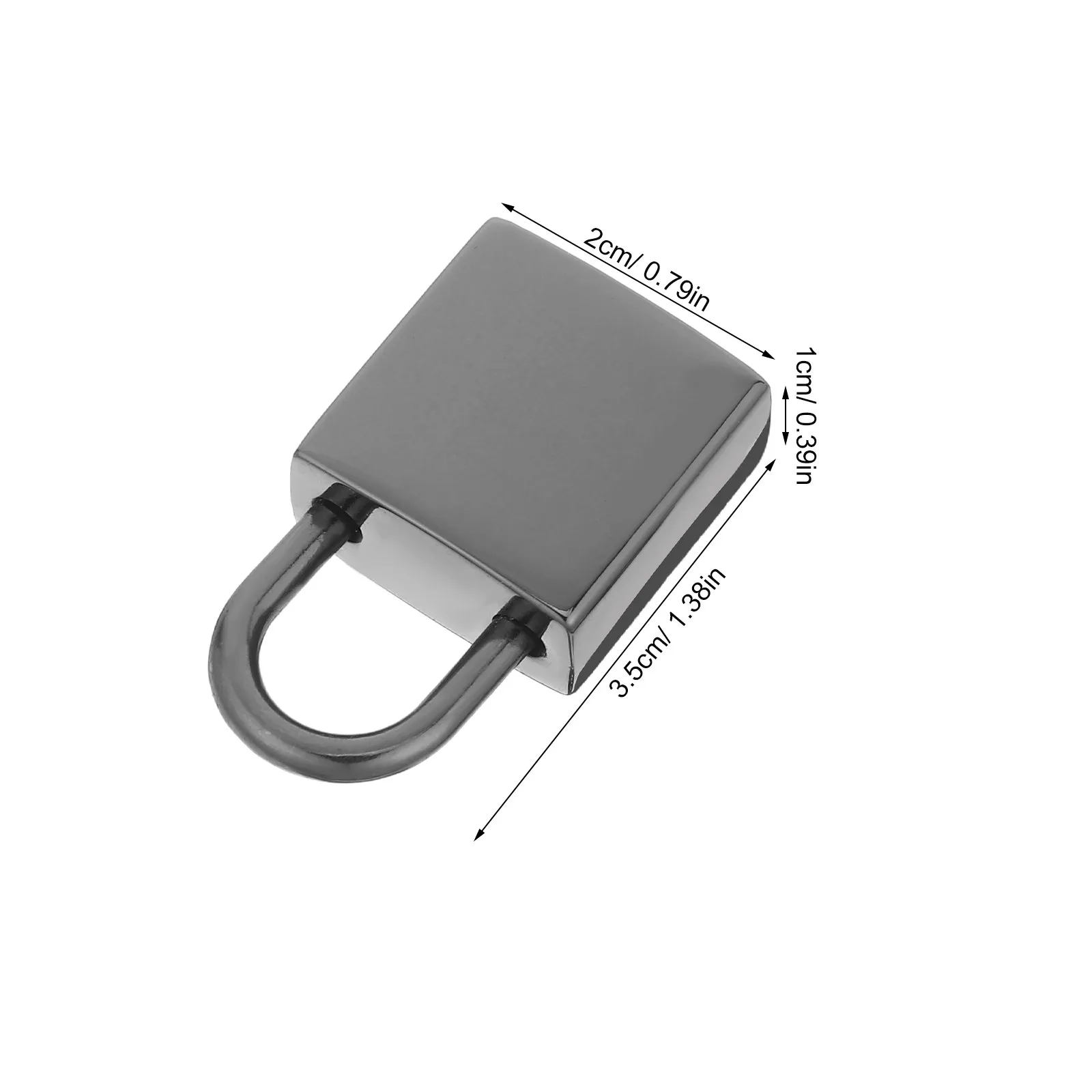 6Sets Suitcase Locks Alloy Keyed Mini Travel Padlock for Luggage Backpacks Diaries Zipper Lock Security Zipper Lock