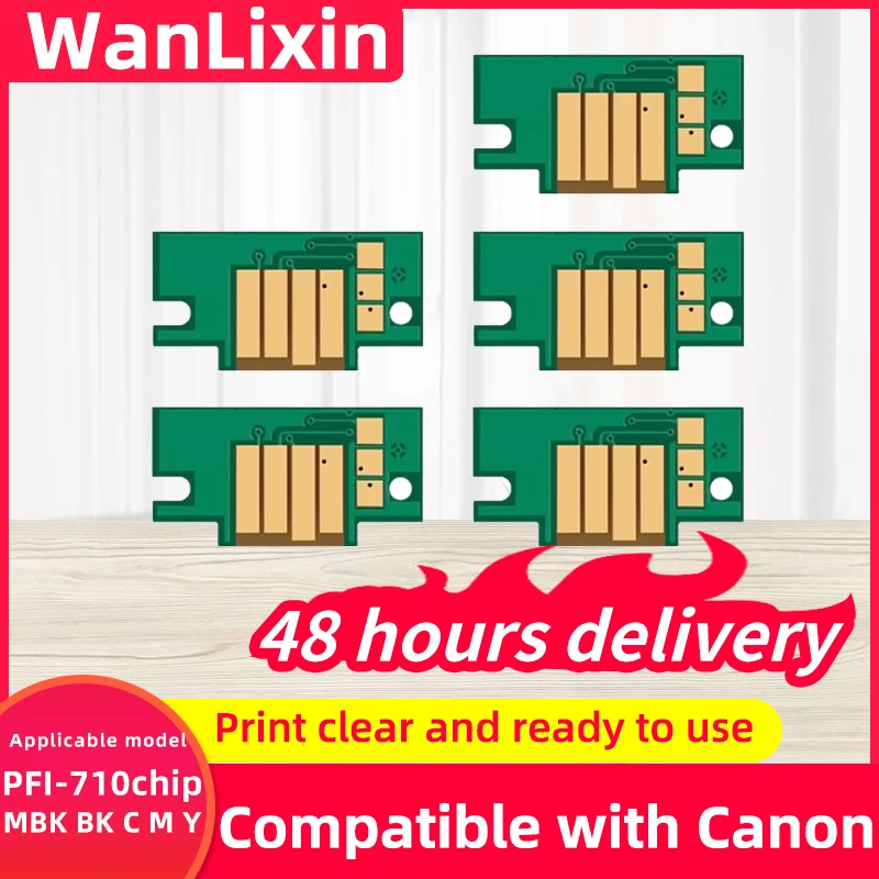 

Чип картриджа PFI-710 PFI710 для Canon imagePROGRAF TX-2000 TX2000 TX-3000 TX3000 TX-4000 TX4000, чипы картриджа принтера