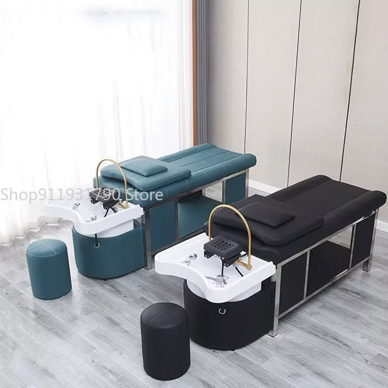 

Hair Washing Thai Spa Bed Therapy Comfort Lounge Water Circulation Shampoo Chair Salon Silla Peluqueria Salon Furniture MQ50XF