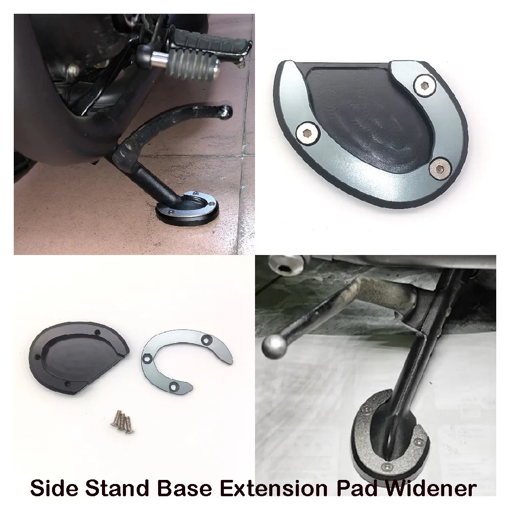

Fits For Triumph Boneville Bobber 1200 Speedmaster ABS 2017-2024 Motorcycle Side Stand Extender Enlarger Base Extension Widener