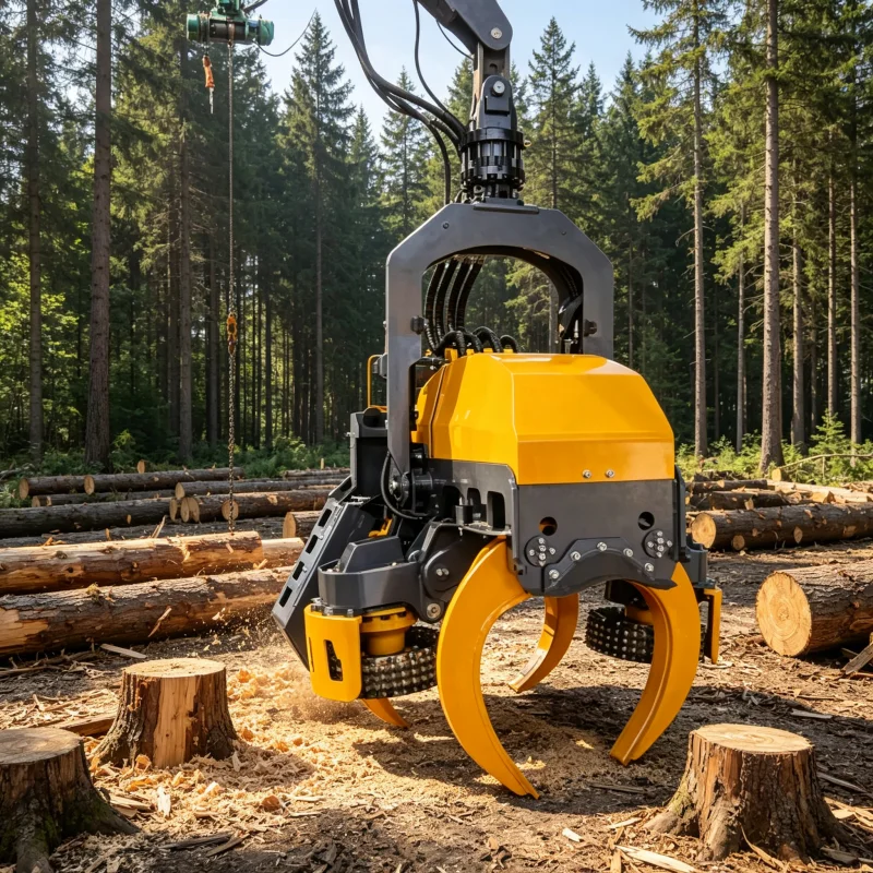 Hydraulic Automatic Wood Processing Machine For Forestry Applications With Durable Structure And Stable Working Performance