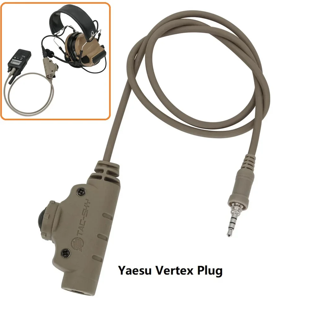 tac-sky-tactical-shooting-headset-u94-ptt-v2-headphone-ptt-for-peltor-comtac-msa-sordin-tactical-headset-for-yaesu-vertex-plug