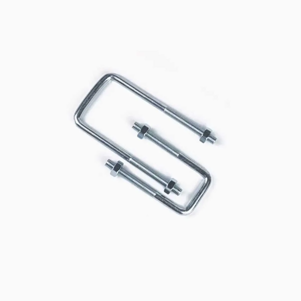 M8M10 National standard galvanized square card bolt, extended U-shaped horse riding clamp, fixed pipe clamp