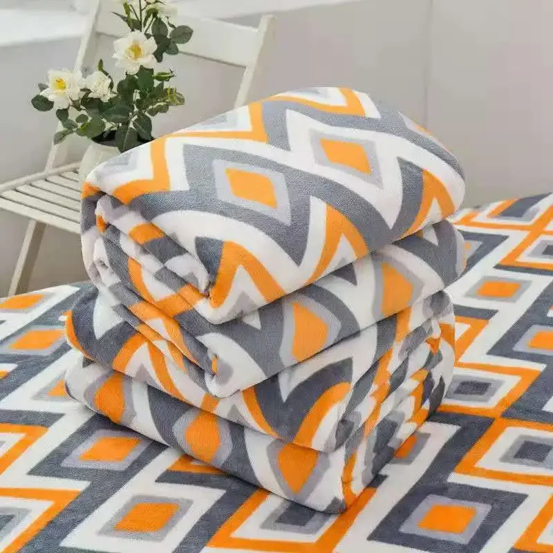 Four Seasons Blanket Air Conditioning Blanket Sheet Cover Blanket Coraline Cover Blanket Sheet Dual Purpose Flannel Blanket