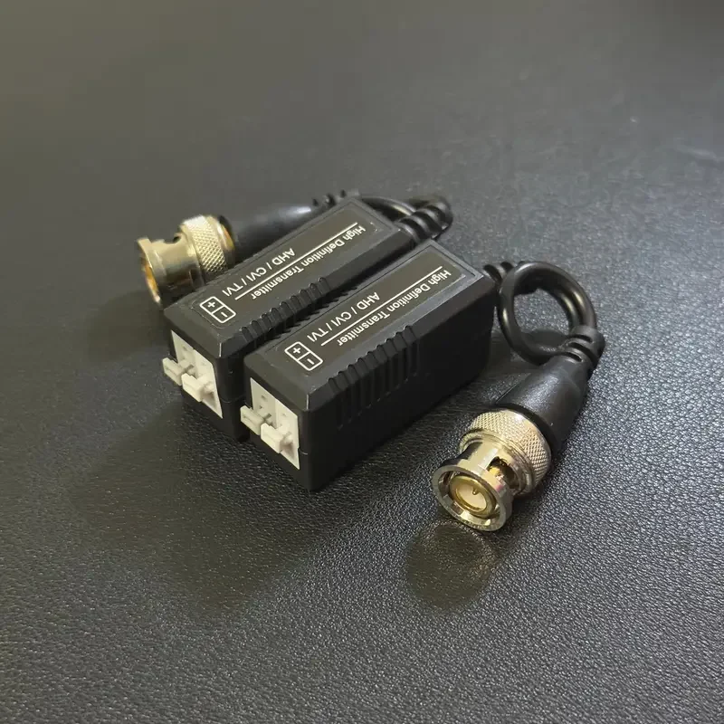 HD CVI/TVI/AHD Video Balun Transceiver For CCTV Security Camera BNC Cat5 CCTV UTP Video Balun 5MP