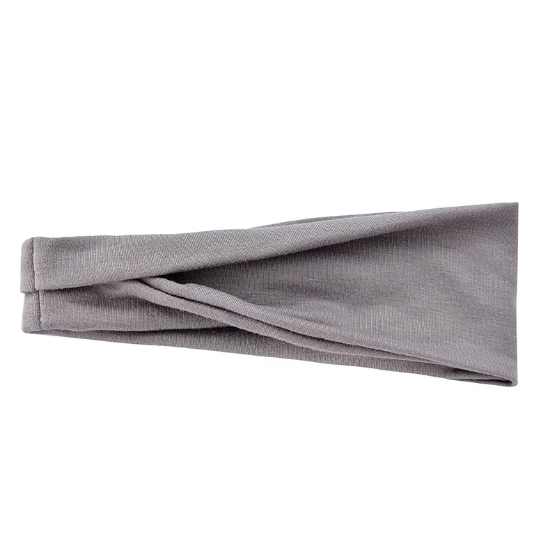 6Pcs Women Headband Solid Twist Cotton Wide Turban Knotted Headwrap Girls Hairband Fashion Hair Accessories Wholesale