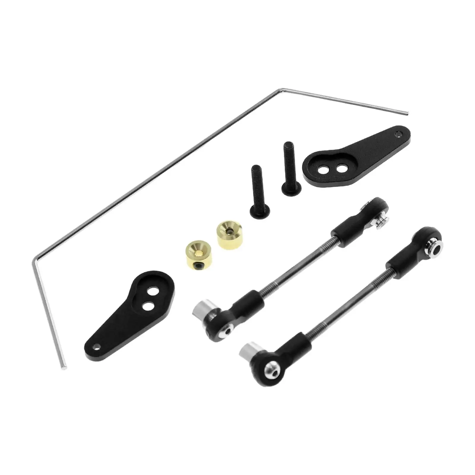 1:10 Universal Spare Parts Portable Stabilizer Set Rear Rear Sway Bar Kits Anti Sway Bar for 2WD Bbx-01 BB01 DIY Accessory